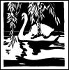 [BirdArt 1205-Swan-Floating]