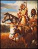 [KeithParkinson-Art-03-AmericanIndianCouple-Riding-Horses]